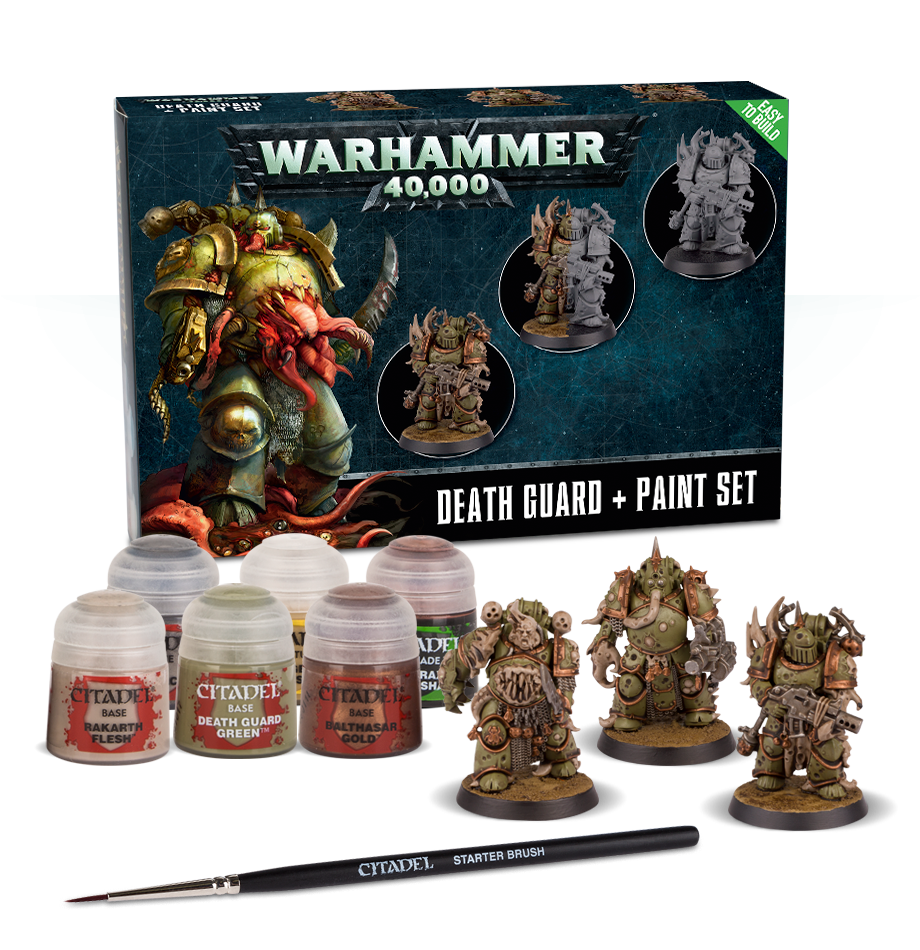 Warhammer 40,000: Death Guard + Paint Set