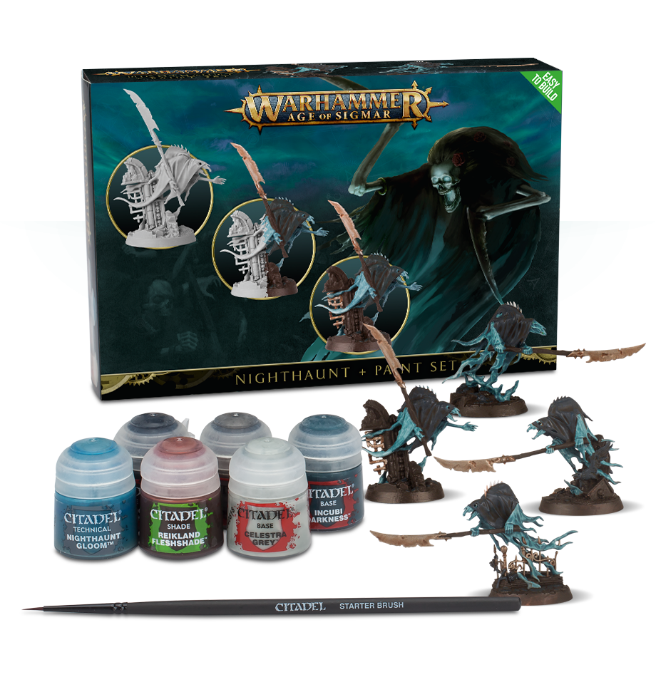 Age of Sigmar: Nighthaunt + Paint Set