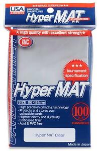 KMC: Deck Protector Sleeves - Matte Clear (100ct)
