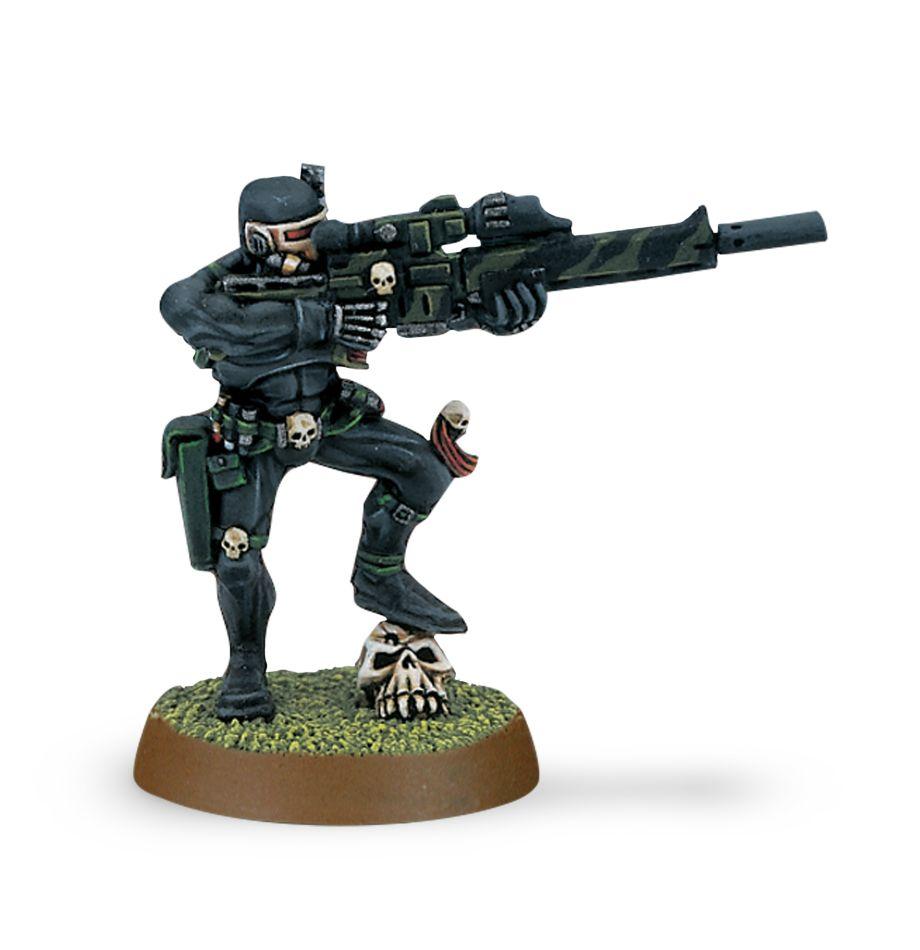Warhammer 40,000: Vindicare with Exitus Rifle