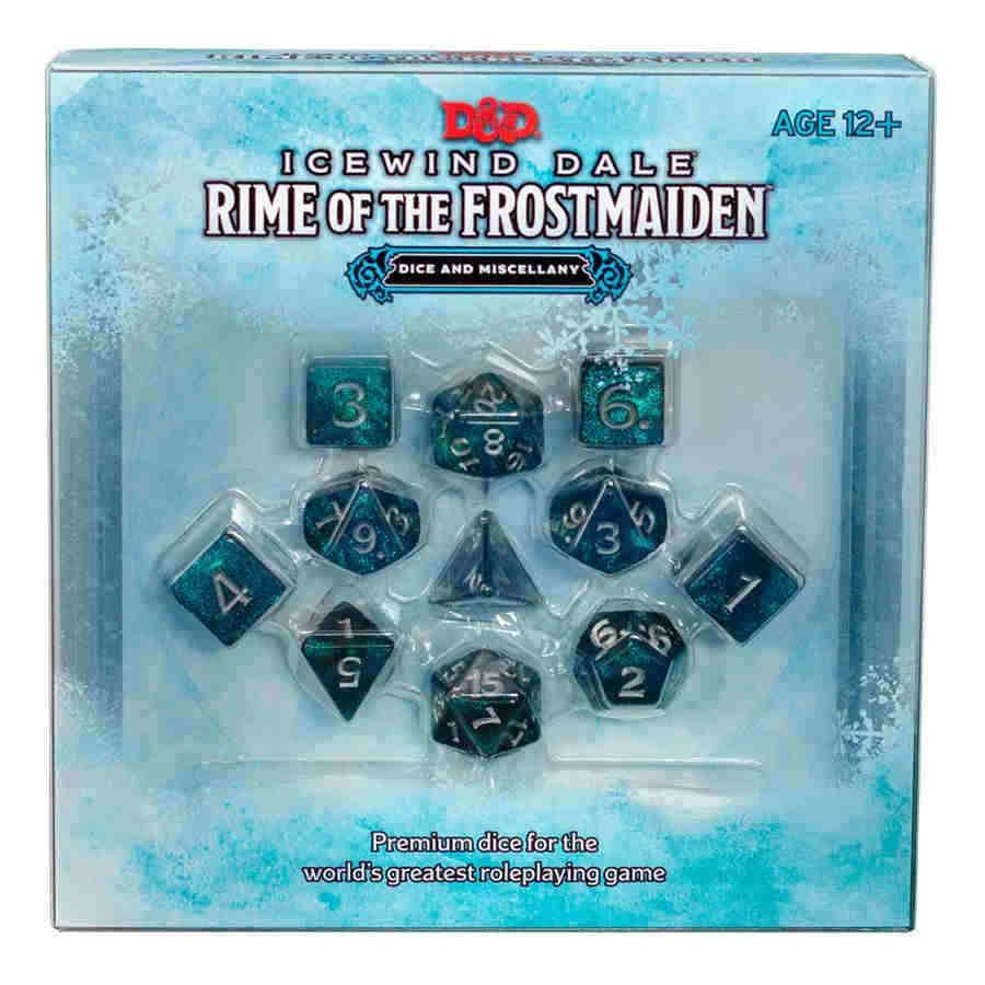 Icewind Dale: Rime of the Frostmaiden -  Dice and Miscellany Set