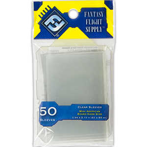 Fantasy Flight Games: American Board Game Sleeves - Mini (Clear)