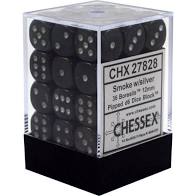 Chessex: 36ct Dice Block - Borealis (Light Smoke/Silver) - Image 2