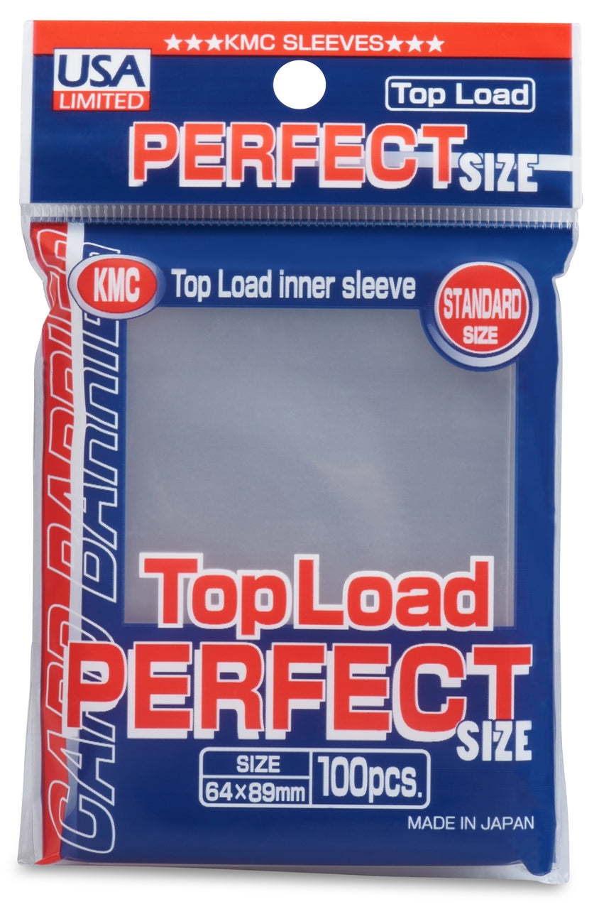 KMC: Top Load Perfect - Clear (Box of 100)