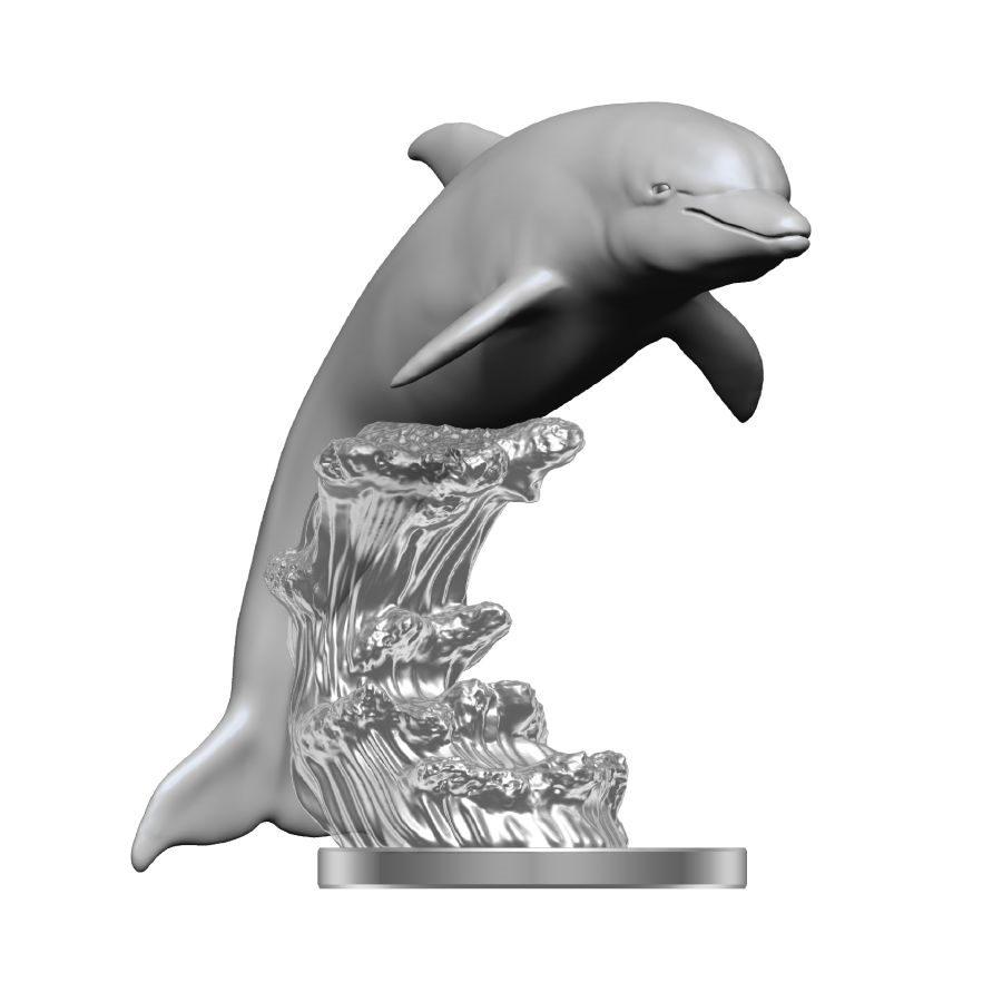 Deep Cuts: Unpainted Miniatures - Dolphins