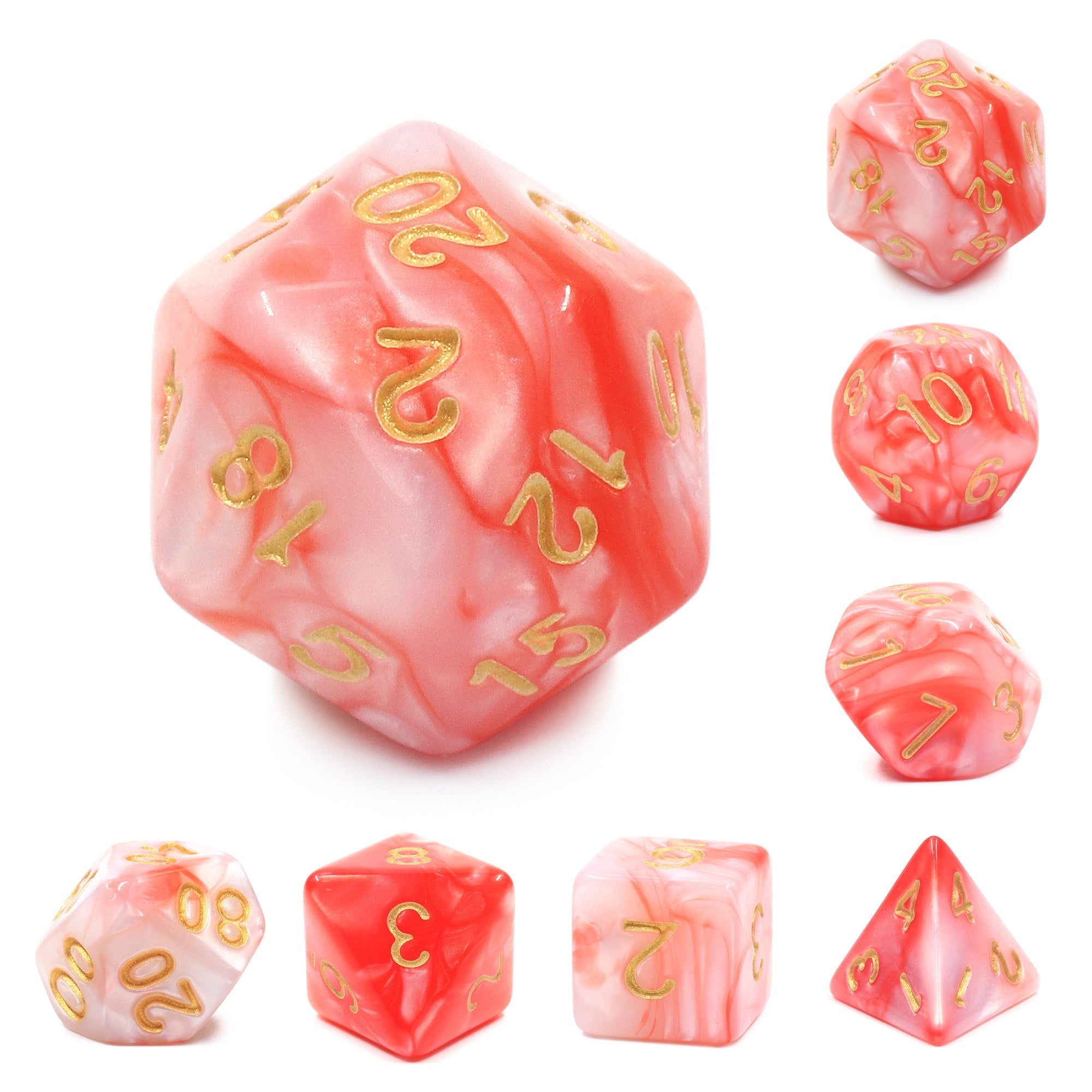 A&H Dice: Bloody Jade - Poly 7 Die Set - Image 2