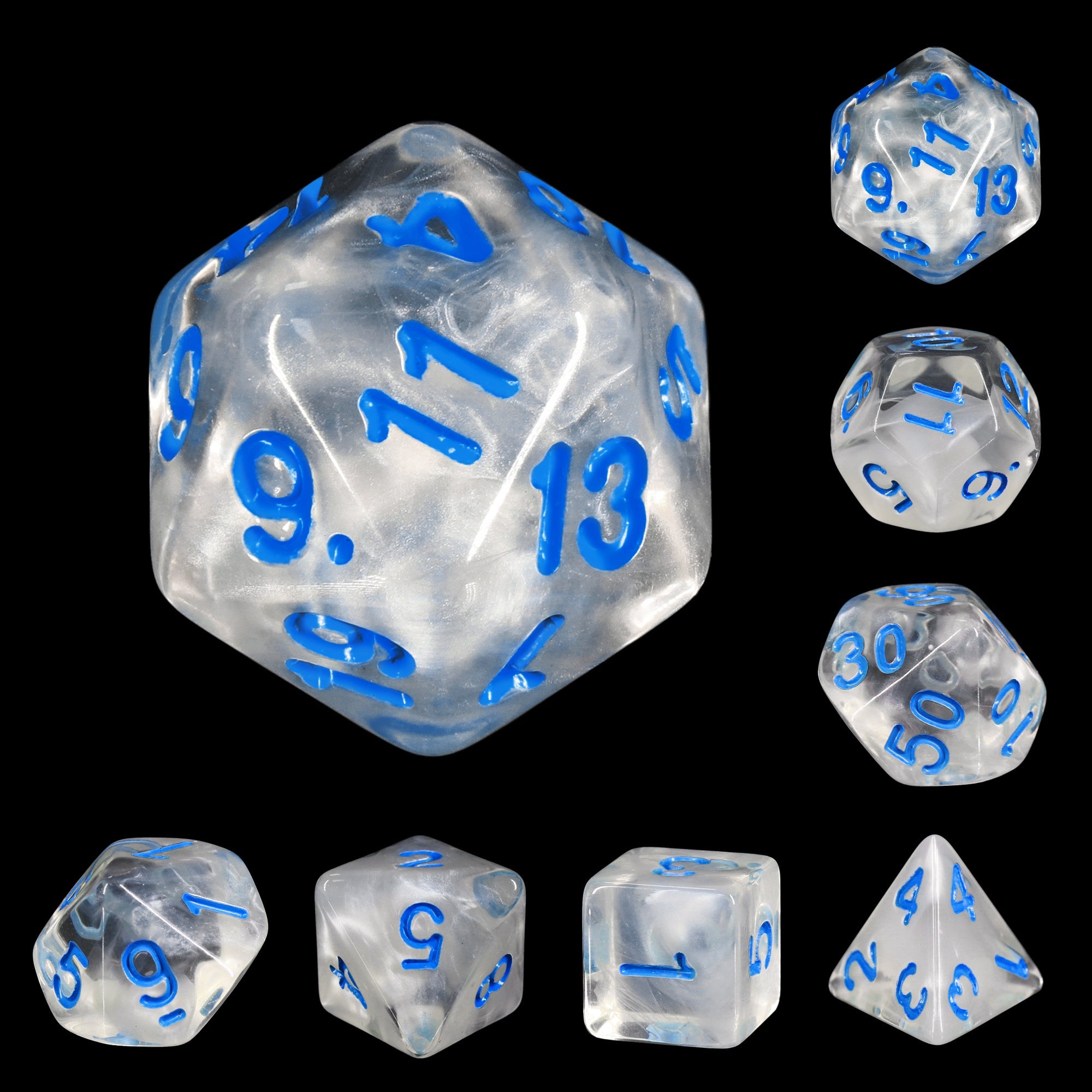 A&H Dice: Winter's Waltz - Poly 7 Die Set
