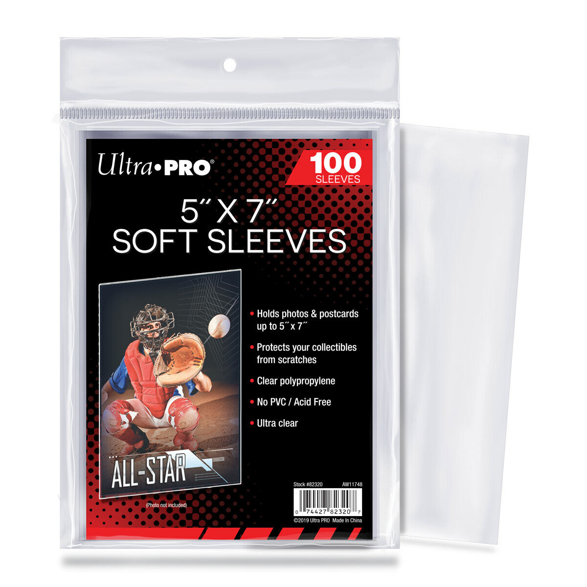 Ultra PRO: 100ct Soft Sleeves (5