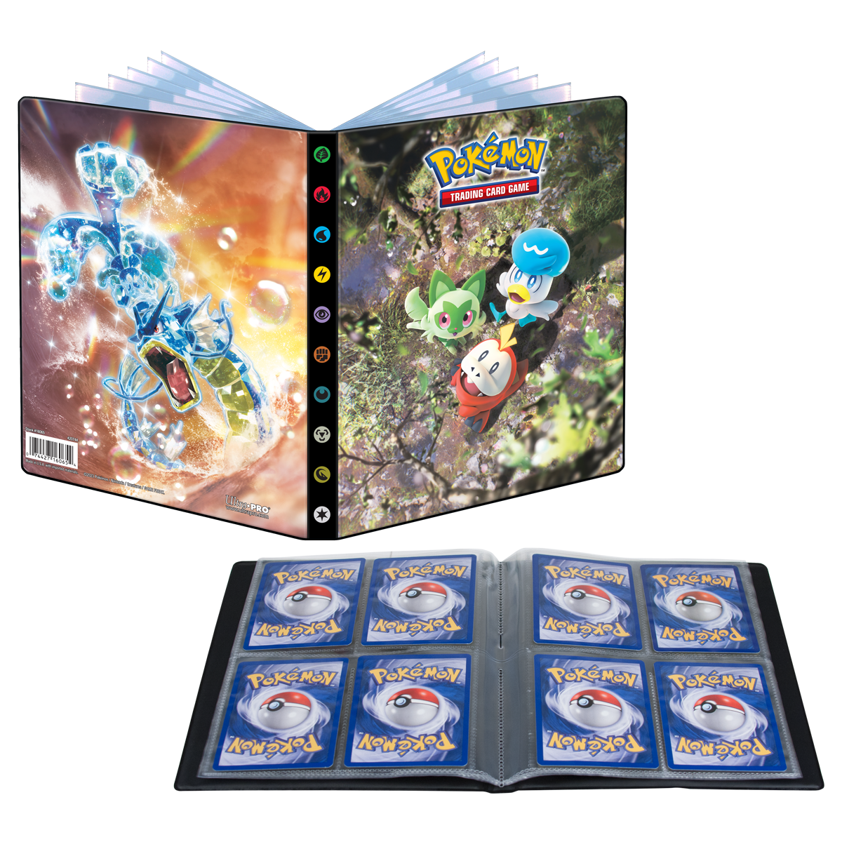 Ultra PRO: 4-Pocket Portfolio - Pokemon (Fuecoco, Sprigatito, Quaxly and Gyarados) - Image 2