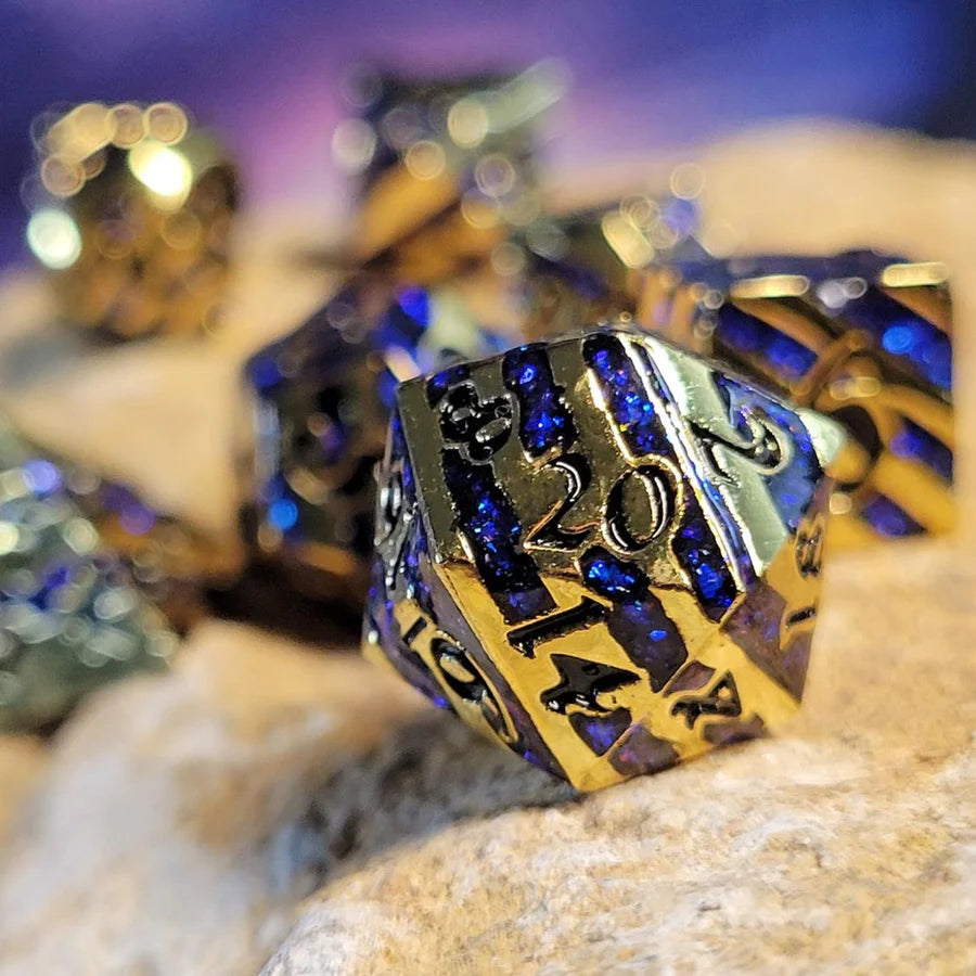 Forged Metal Dice Set - Mini Sphinx's Calling - Image 1