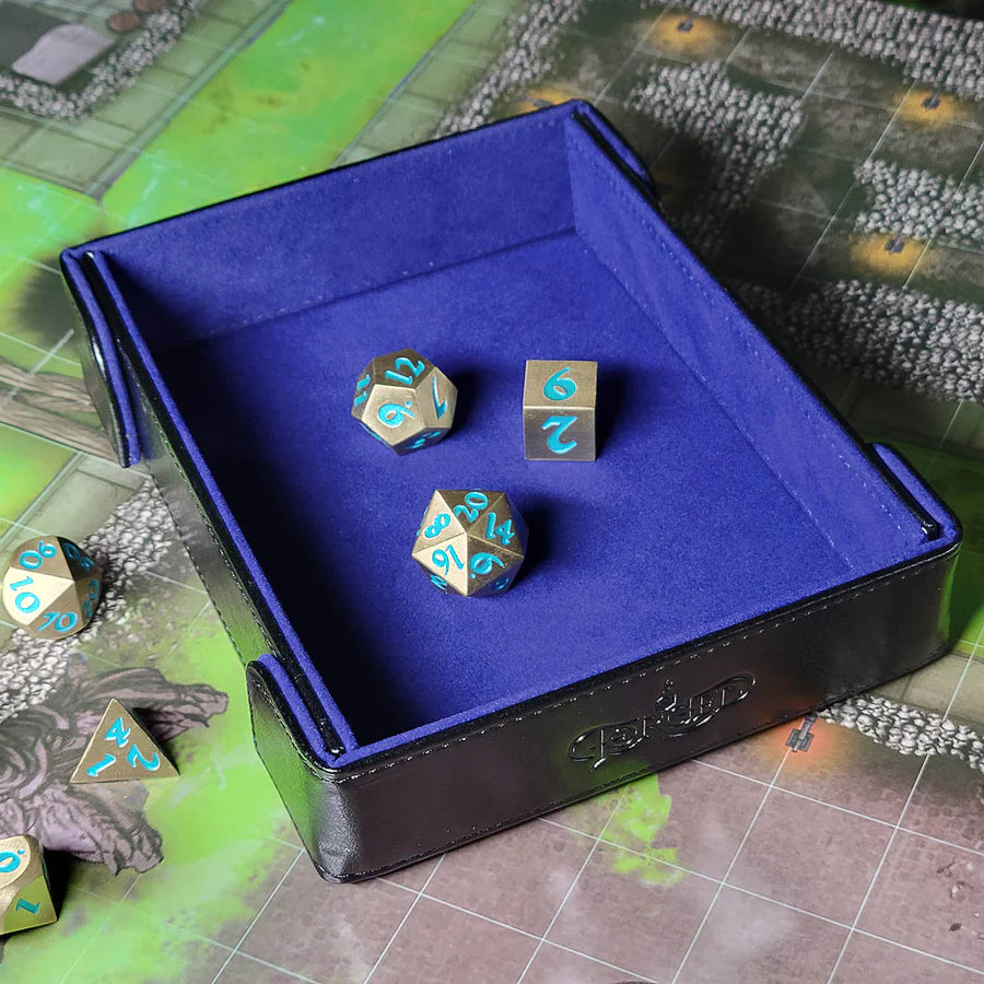 Forged: Dice Tray - Compact Magnetic Dice Tray (Blue)