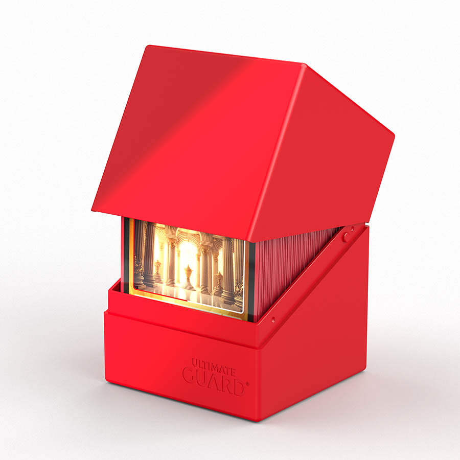 Ultimate Guard: Boulder Deck Case (100+) - Solid Red - Image 2