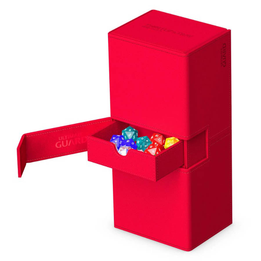 Ultimate Guard: Twin Flip'N'Tray (266+) - Red - Image 2