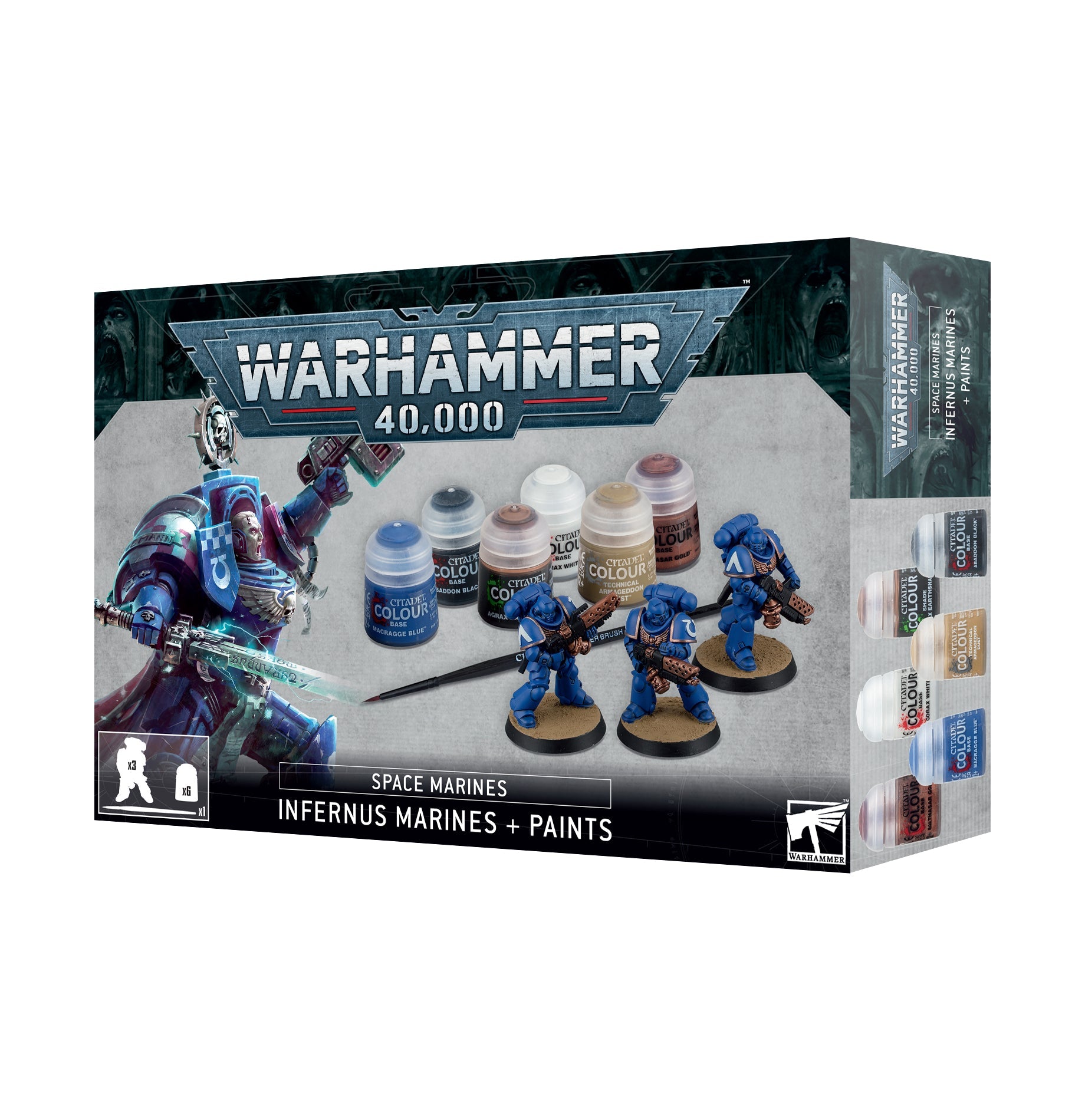 Warhammer 40,000 - Infernus Marines + Paint Set - Image 2
