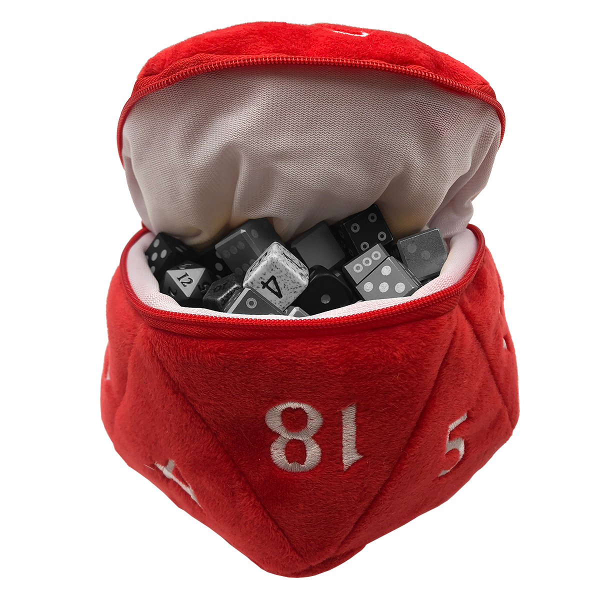 Ultra PRO: Dice Bag - Plush D20 (Red) - Image 2