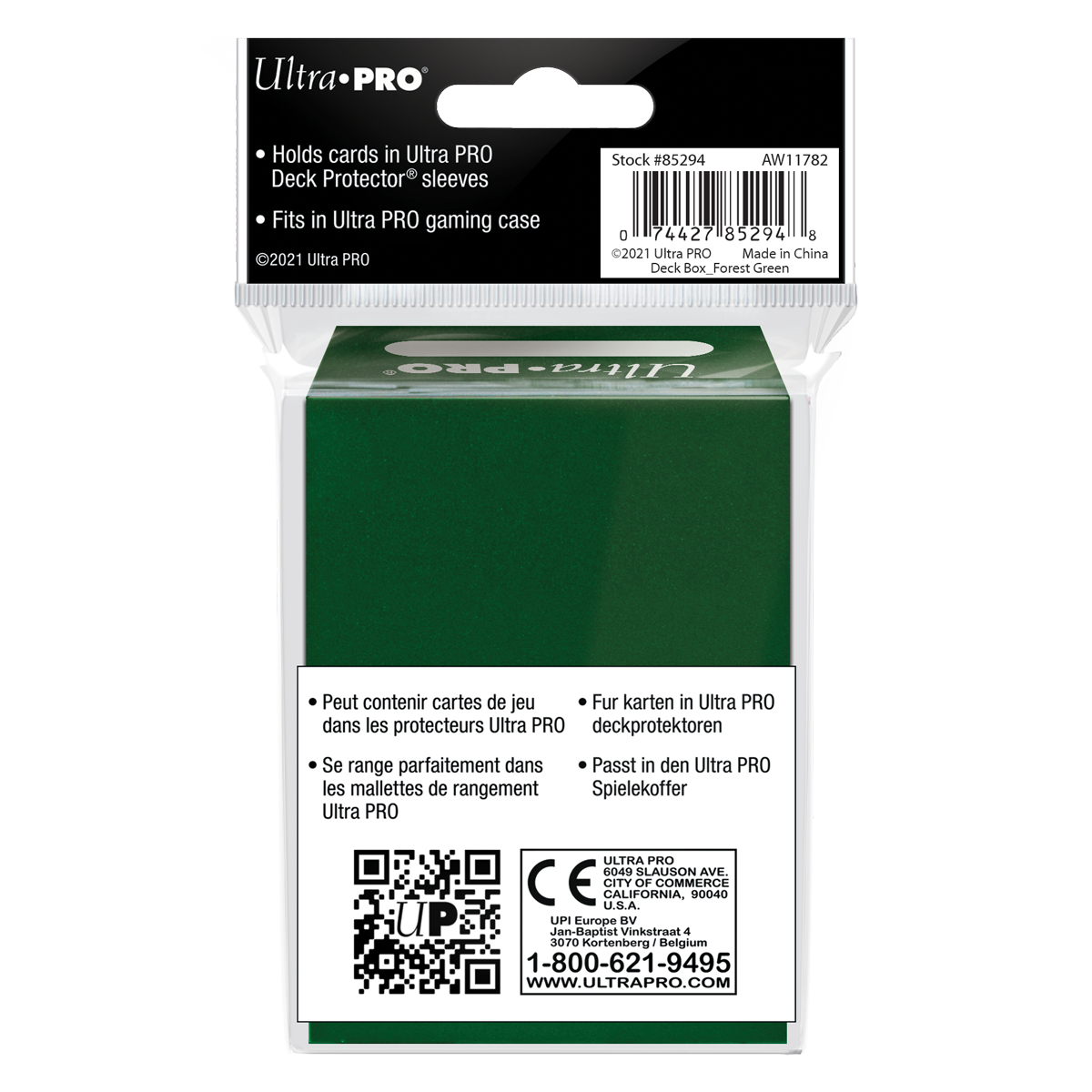 Ultra PRO: 80+ Deck Box - Forest Green - Image 2