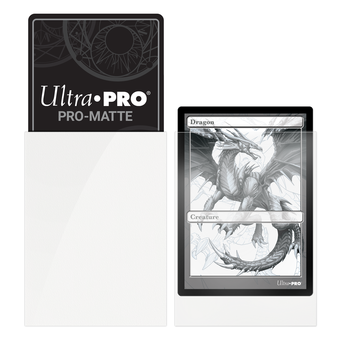 Ultra PRO: Standard 50ct Sleeves - PRO-Matte (White) - Image 3