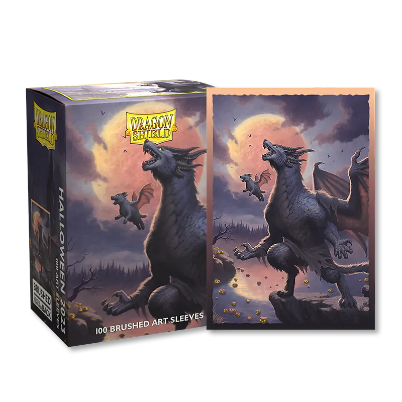 Dragon Shield: Standard 100ct Brushed Art Sleeves - Halloween (2023) - Image 5