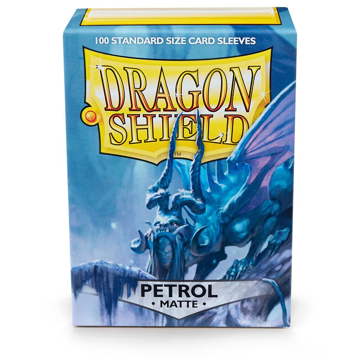 Dragon Shield: Standard 100ct Sleeves - Petrol (Matte) - Image 1
