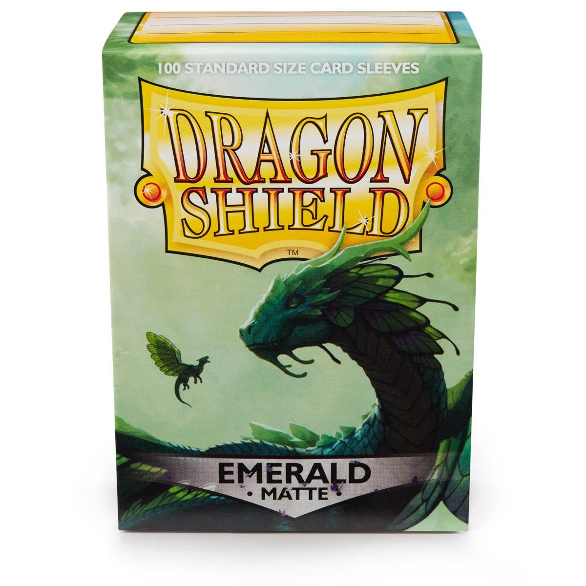 Dragon Shield: Standard 100ct Sleeves - Emerald (Matte) - Image 2
