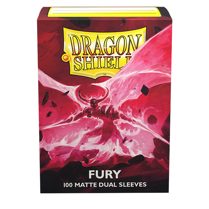 Dragon Shield: Standard 100ct Sleeves - Fury (Dual Matte) - Image 2