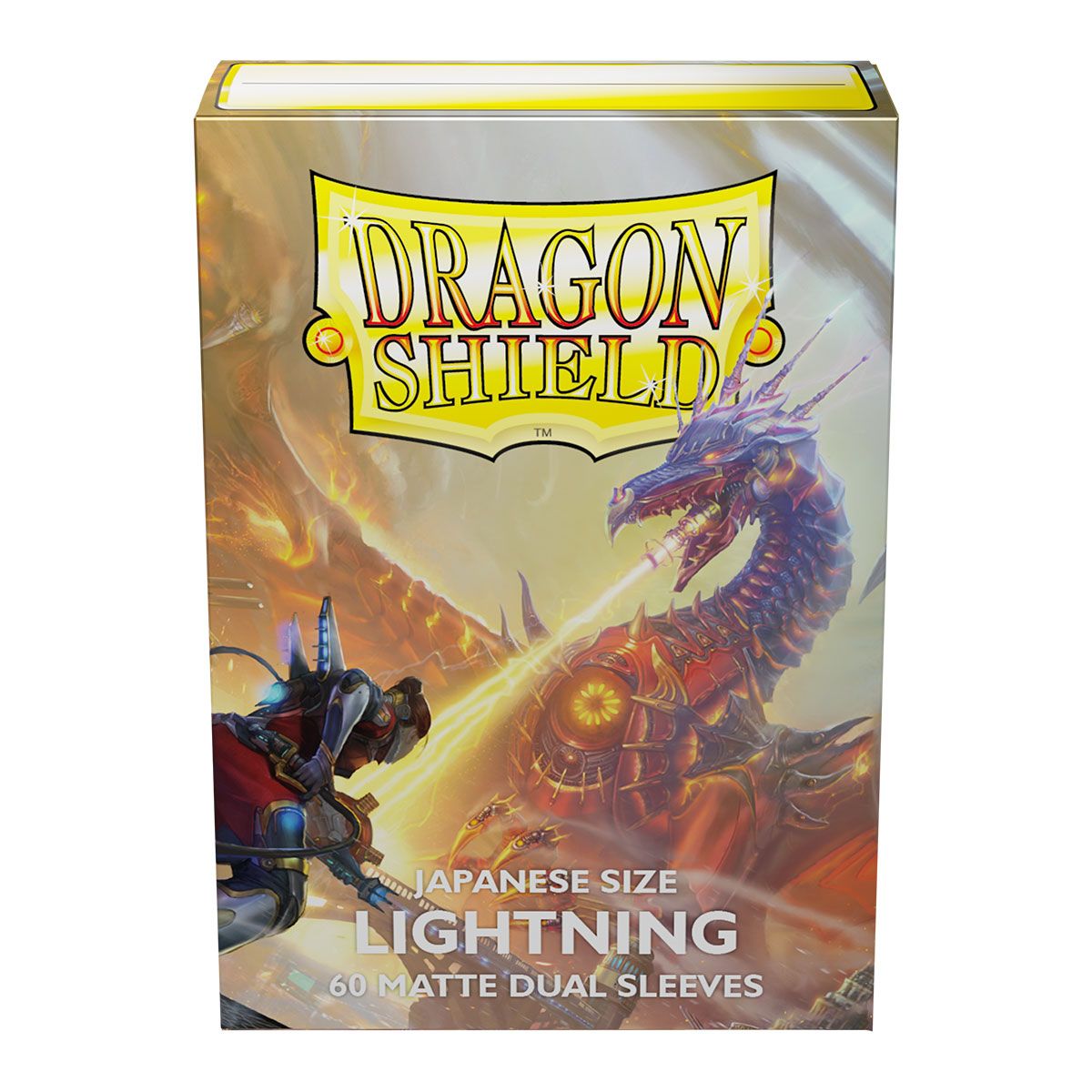 Dragon Shield: Japanese Size 60ct Sleeves - Lightning (Dual Matte) - Image 2