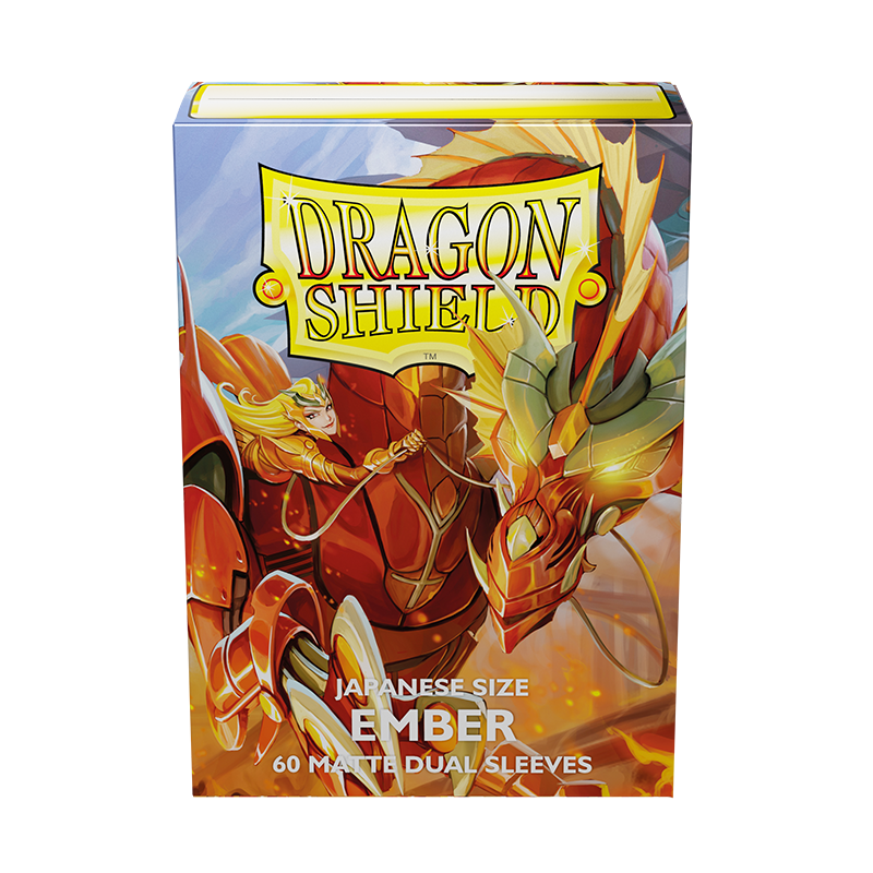 Dragon Shield: Japanese Size 60ct Sleeves - Ember (Dual Matte) - Image 1