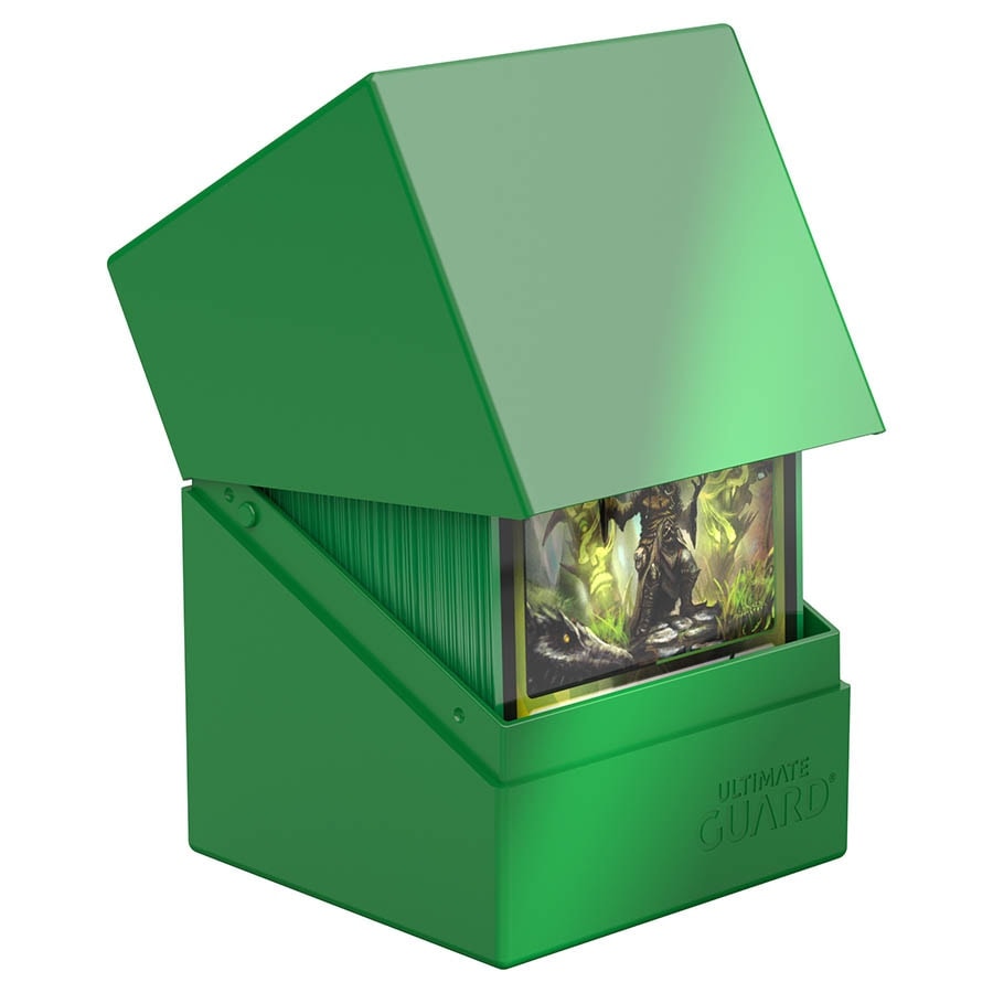 Ultimate Guard: Boulder Deck Case (100+) - Solid Green