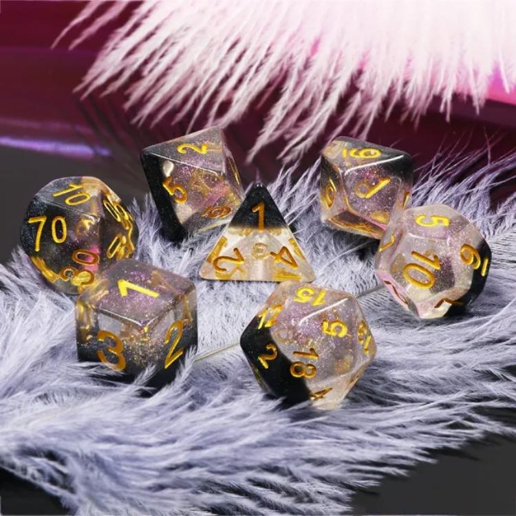 A&H Dice: Crystal Ice - Poly 7 Die Set