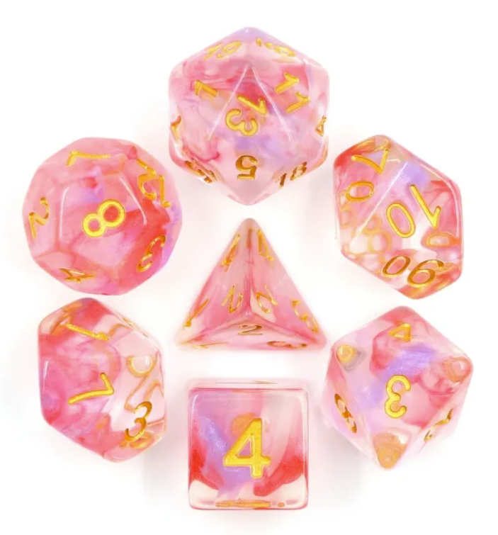 A&H Dice: Clematis Edda - Poly 7 Die Set