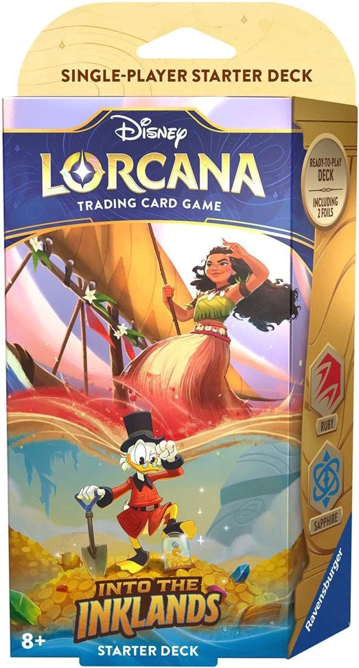 Lorcana: Into The Inklands - Starter Deck (Ruby & Sapphire)
