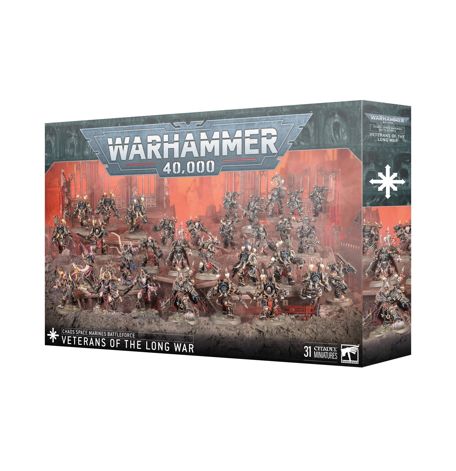Warhammer 40,000: Chaos Space Marines - Battleforce (Veterans of the Long War) [Pre-Order Releases 05-25-2024]