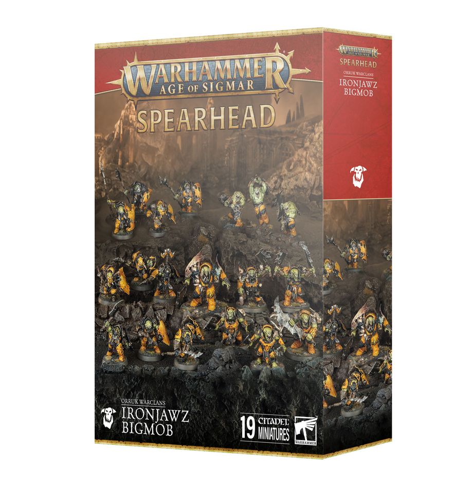 Age of Sigmar: Spearhead - Orruk Warclans (Ironjawz Bigmob)