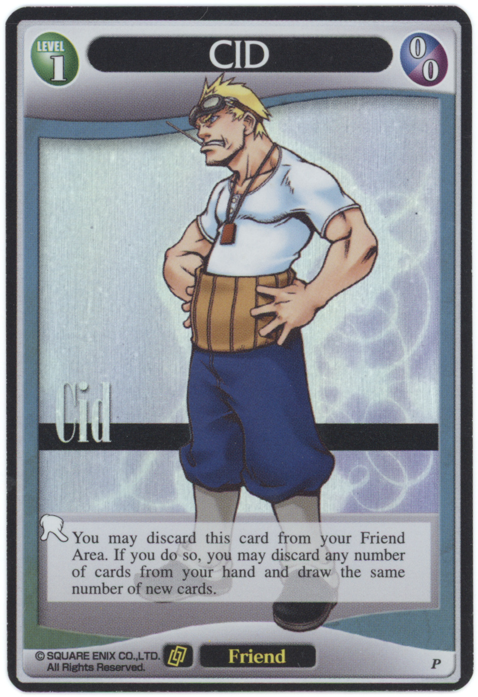 Cid Kingdom Hearts TCG FOIL
