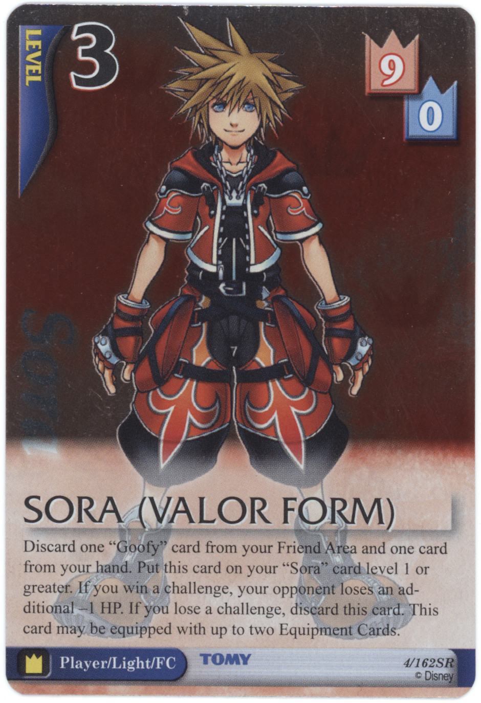 Sora (Valor Form) Kingdom Hearts TCG