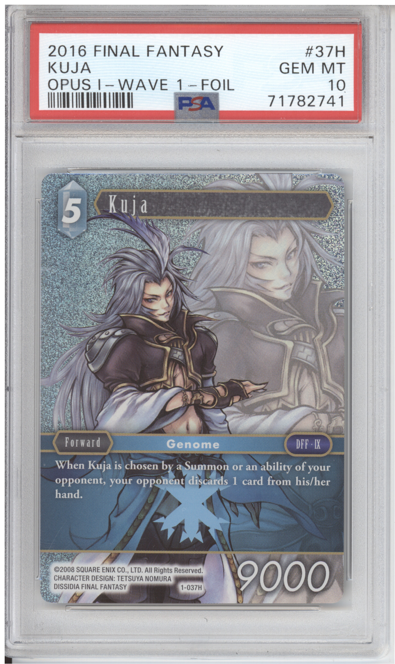Kuja Final Fantasy TCG Opus I Wave 1 Foil PSA 10