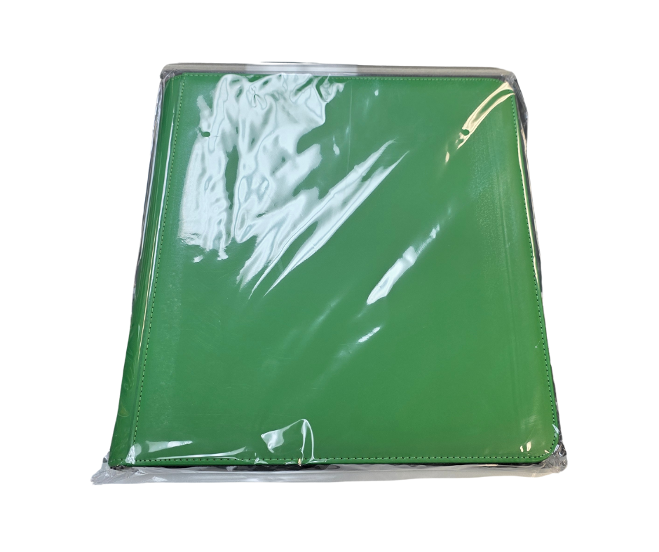 12 Pocket Binder Green
