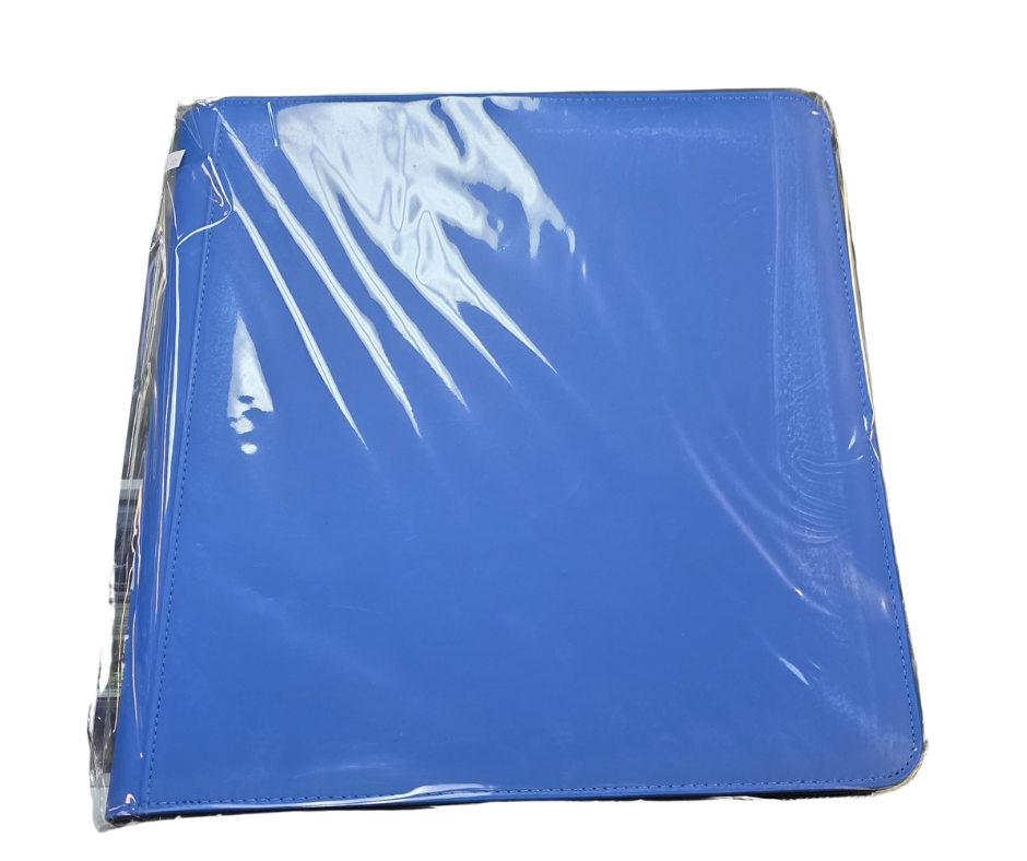12 Pocket Binder Blue
