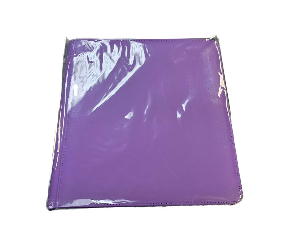 12 Pocket Binder Purple