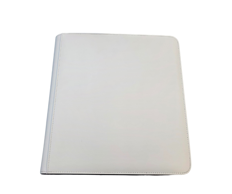 12 Pocket Binder White
