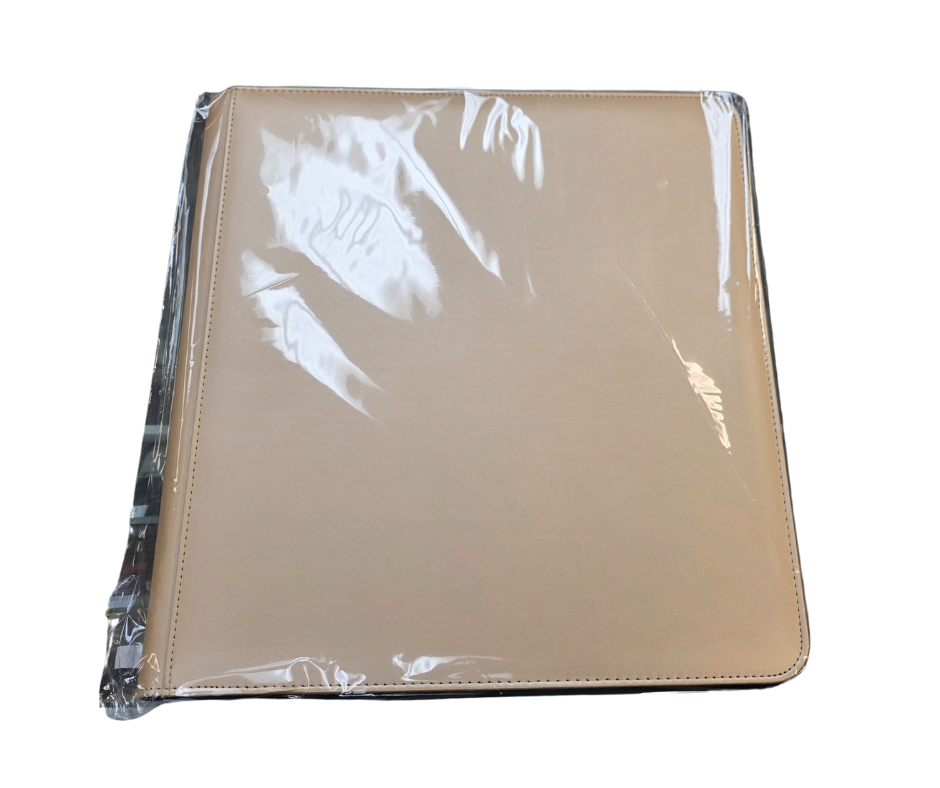 12 Pocket Binder Tan