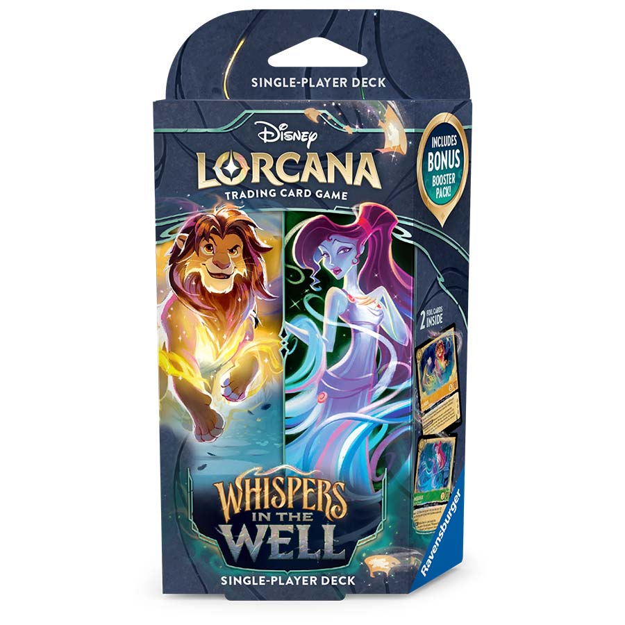 Lorcana Whispers in the Well Starter Deck- Amber and Emerald