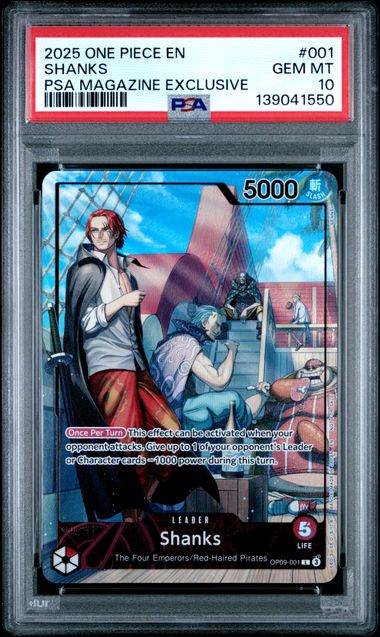 Graded - One Piece - PSA 10 Shanks (PSA Promo) OP09-001