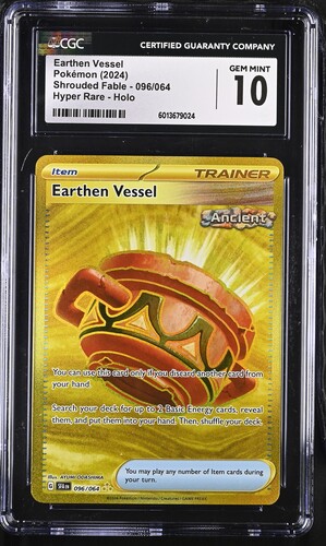 CGC Graded GM10 - Earthen Vessel [PTCG] | Kobold's Keep
