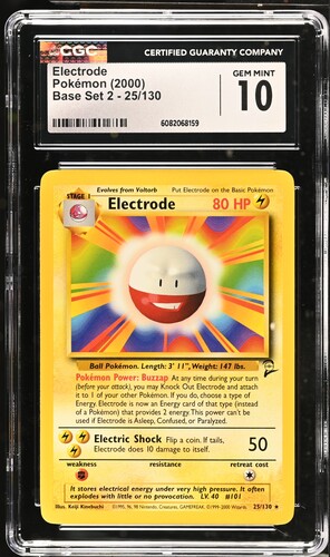 Electrode 25/130 CGC 10 Gem Mint