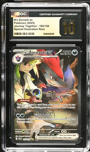 N's Zoroark ex 185/159 CGC 10 Pristine