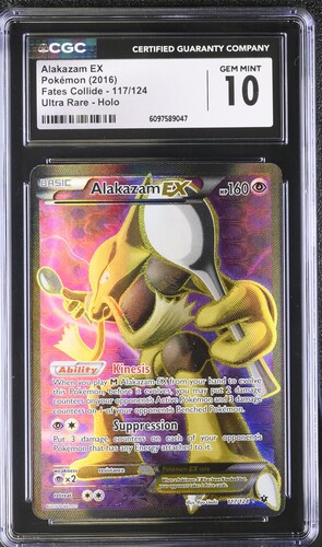 Alakazam EX 117/124 CGC 10 Gem Mint