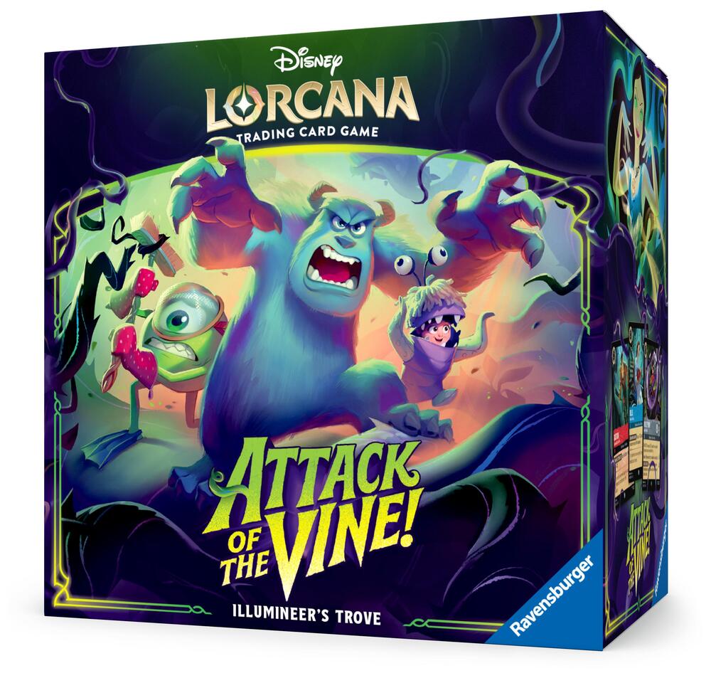 lorcana card limit PRE-ORDER: Disney Lorcana Attack of the Vine - Illumineer's Trove (Limit 2/household)