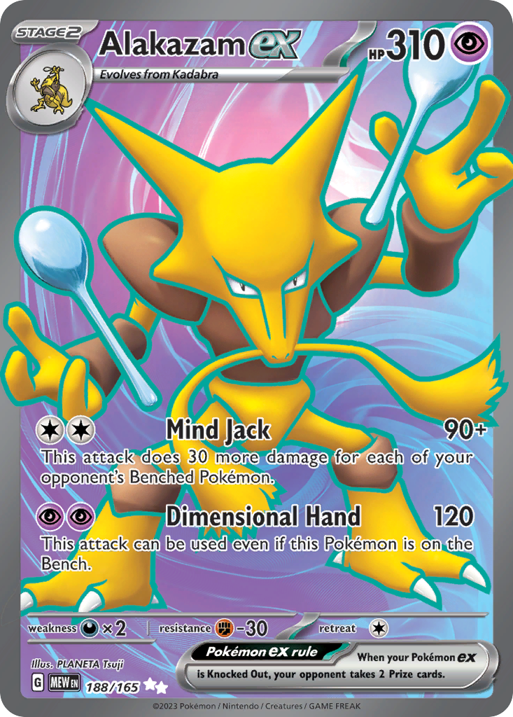 Alakazam ex (188/165) | Last Stand Collectibles