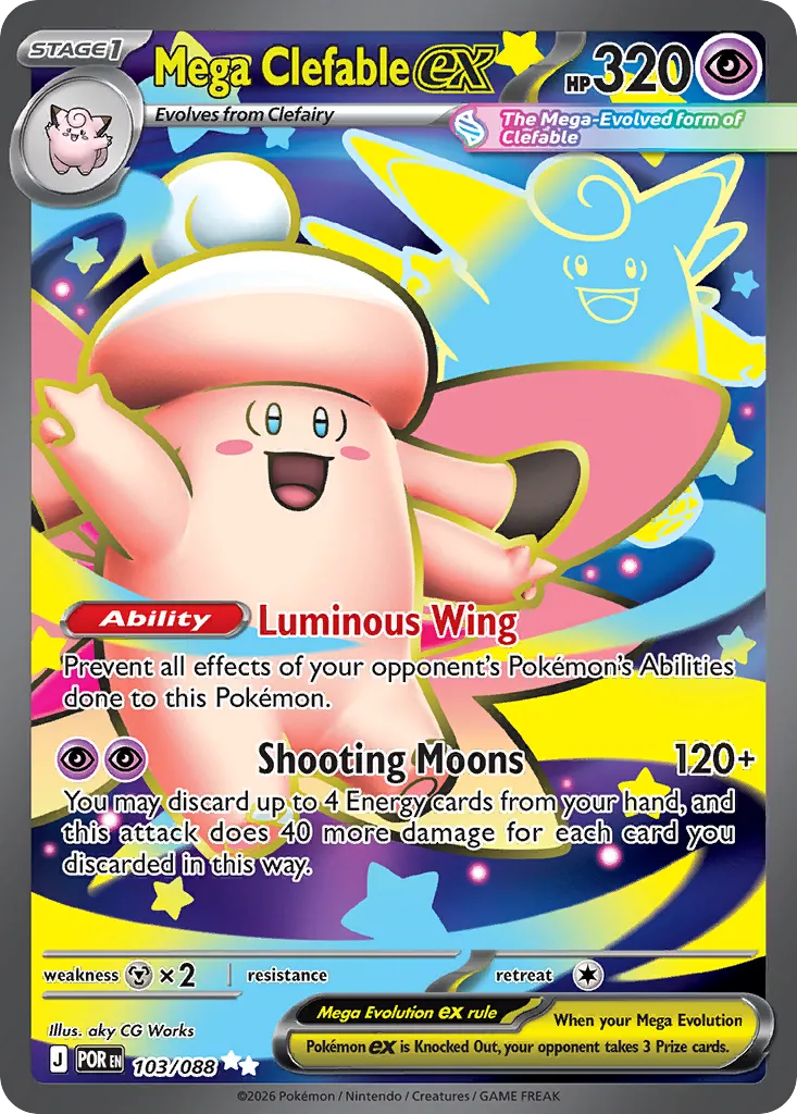 Mega Clefable ex (103/088)